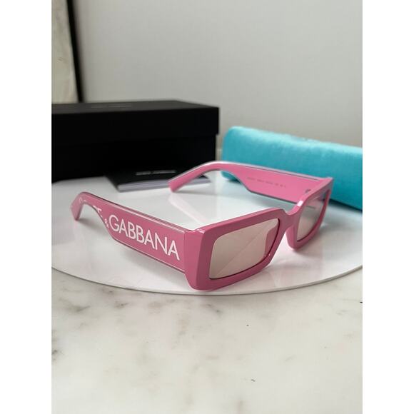 NEW Dolce Gabbana DG6187 Slim Pink Sunglasses - Picture 4 of 10